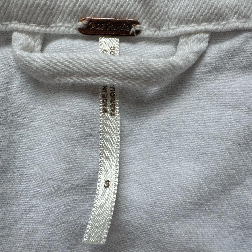 Free People White Denim Jacket - Picture 4 of 8